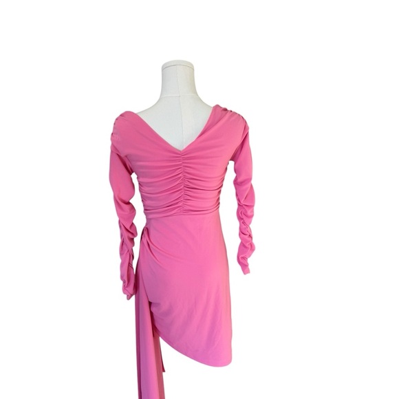 Michael Costello x Revolve - NWT Kurt Mini Dress in Pink Sz M - Picture 9 of 12